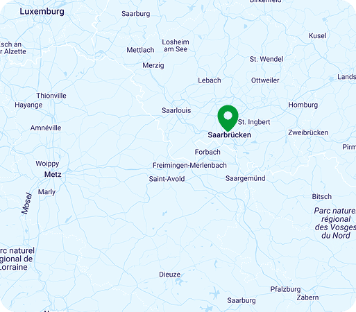 Unsere Werkstatt liegt in der Leibnizstraße 4 in Saarbrücken und ist für Unternehmen aus dem gesamten Umkreis schnell erreichbar.
